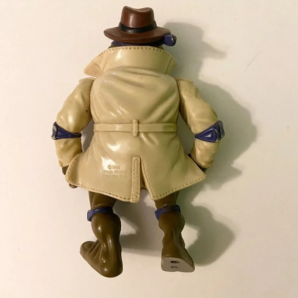 Vintage 1990 Teenage Mutant Ninja Turtle Undercover Donatello TMNT Action Figure - Picture 12 of 12